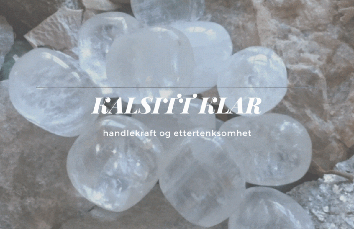 Kalsitt Klar Råstein 2-3cm