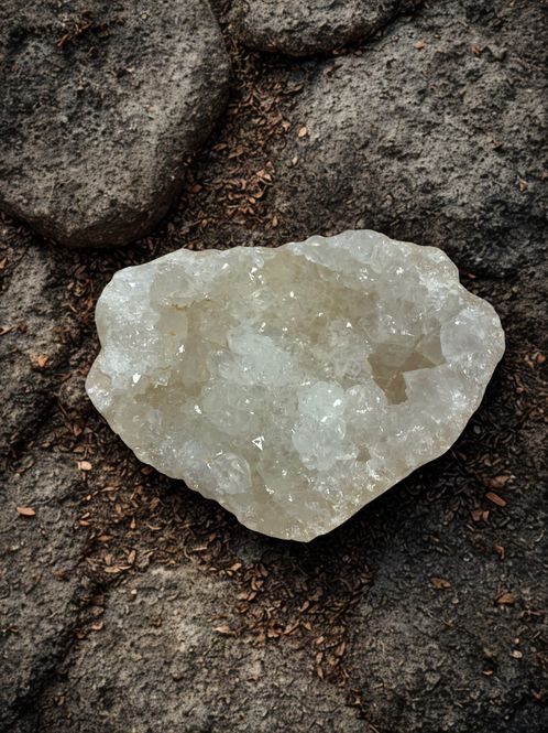 Hovedbilde Bergkrystall Geode 90gram - ...