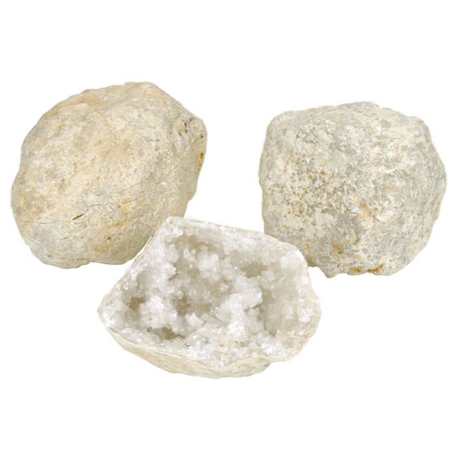Hovedbilde Kvarts Geode Halv 100-170 ...