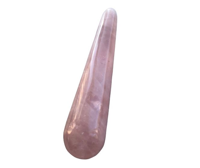 Hovedbilde Yoni Wand Rosenkvarts 18cm