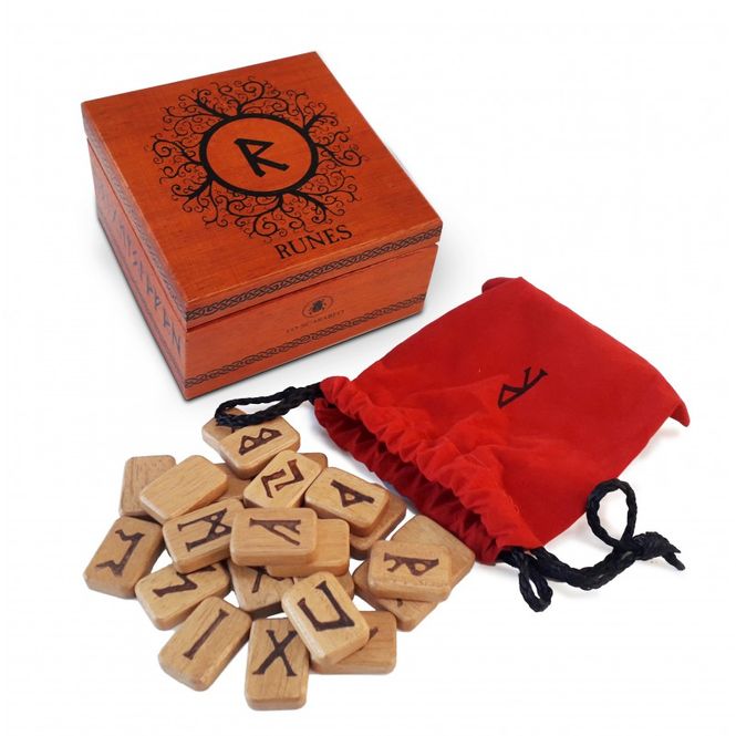 Hovedbilde Wooden Runes Runesett