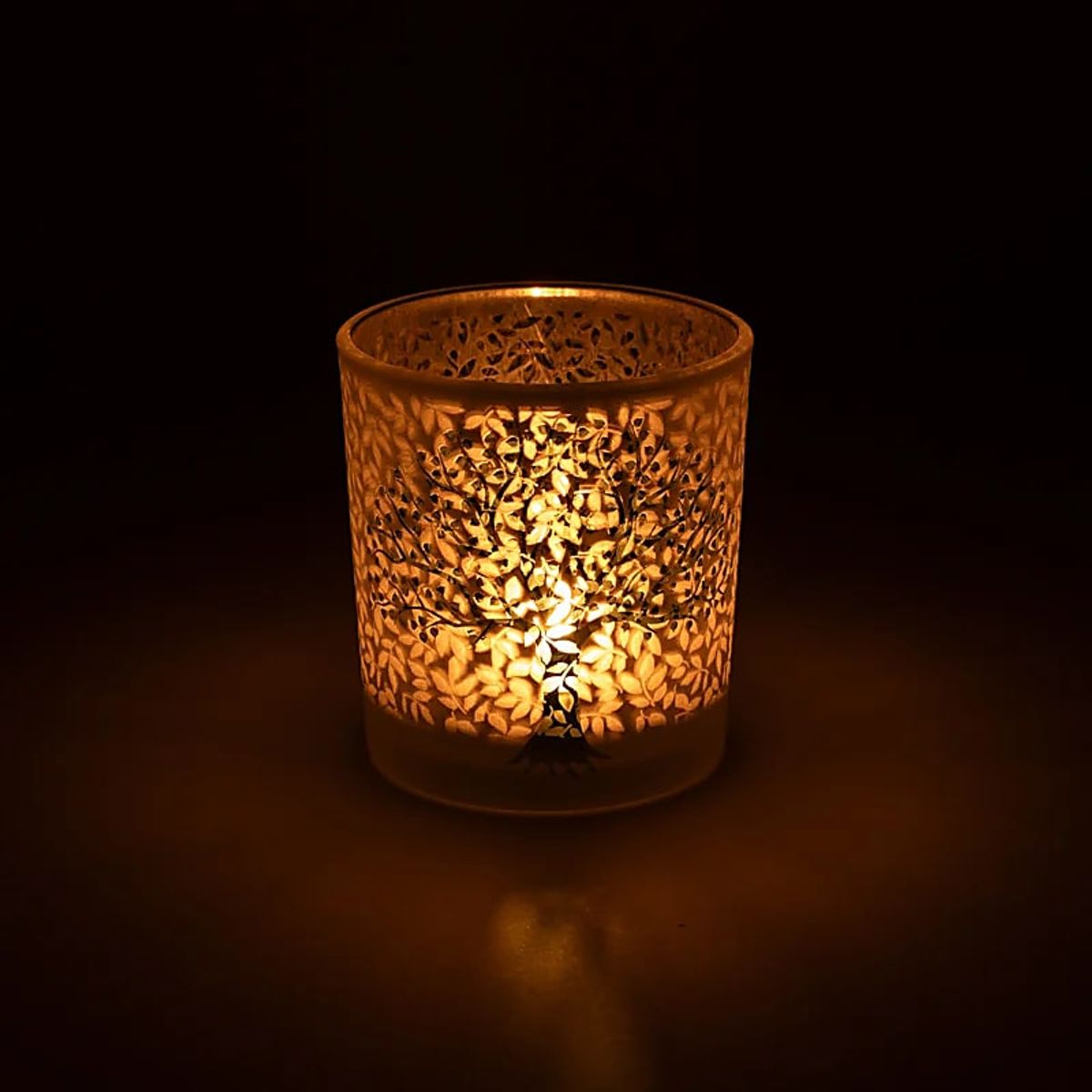 Tree of Life Frosted Telysholder Metallic