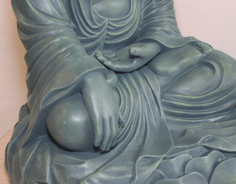 Stor Massiv Buddha 53cm