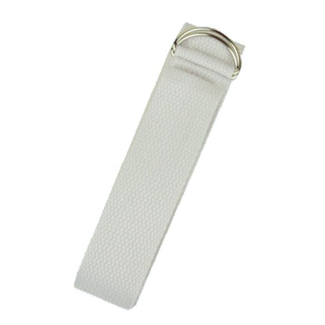 Hovedbilde Yogastropp D-ring Hvit