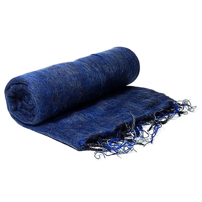Hovedbilde Meditasjon Sjal Pashmina Mørk ...