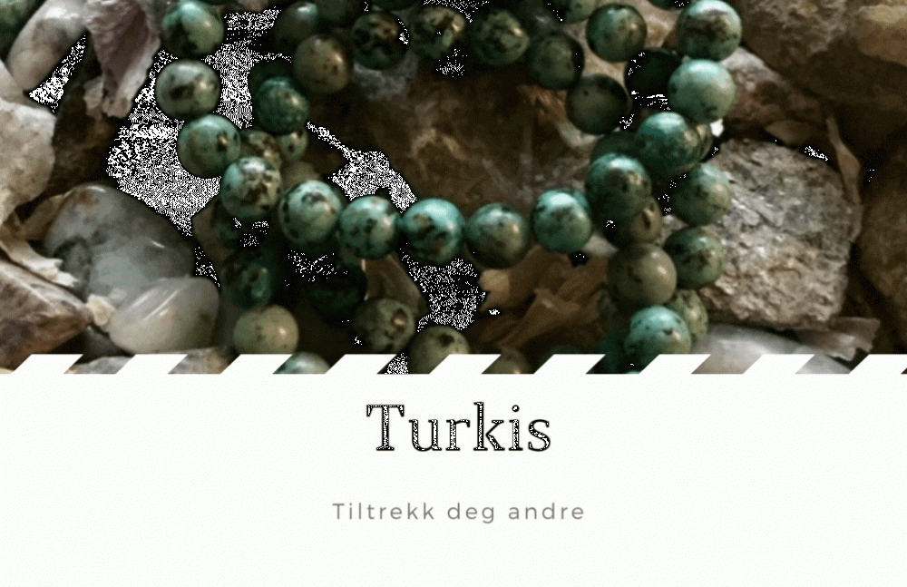 Armbånd Turkis 6mm