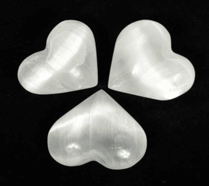 Hovedbilde Selenitt Hjerte 6cm