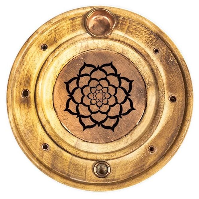 Hovedbilde Lotus Mandala Røkelseholder ...