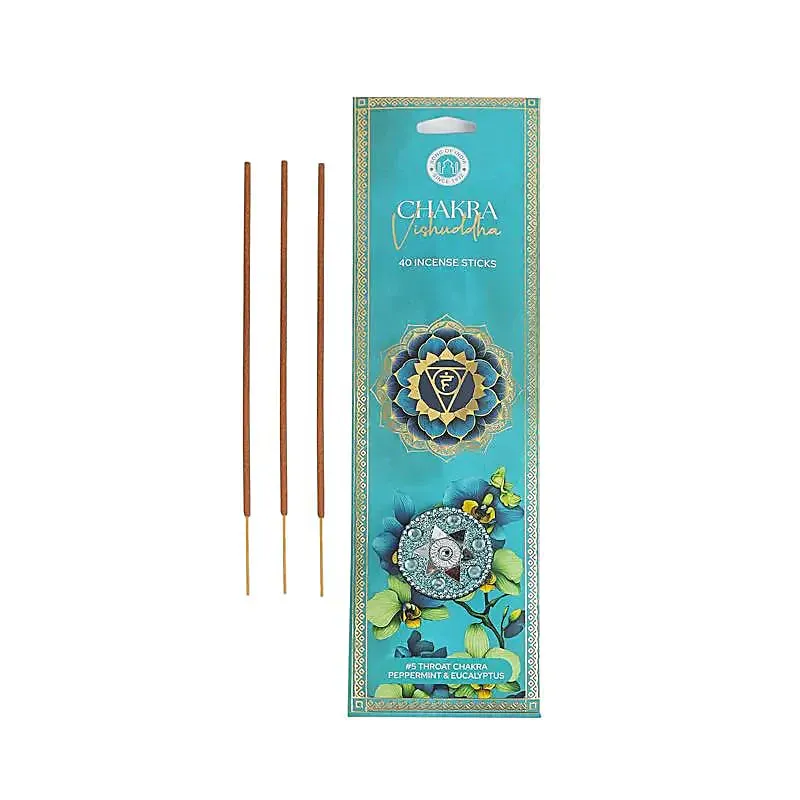 Vishuddha Chakra Peppermint & Eucalyptus Pinne Røkelse