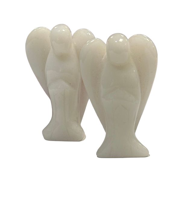 Hovedbilde Engel Jade Hvit 5cm