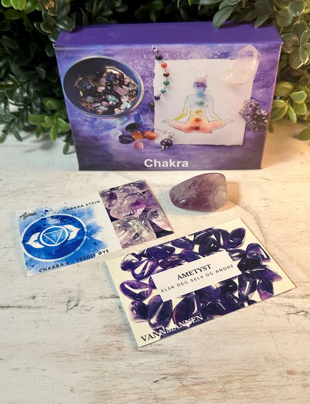 Chakra 6  Ajna Steinen - Ametyst