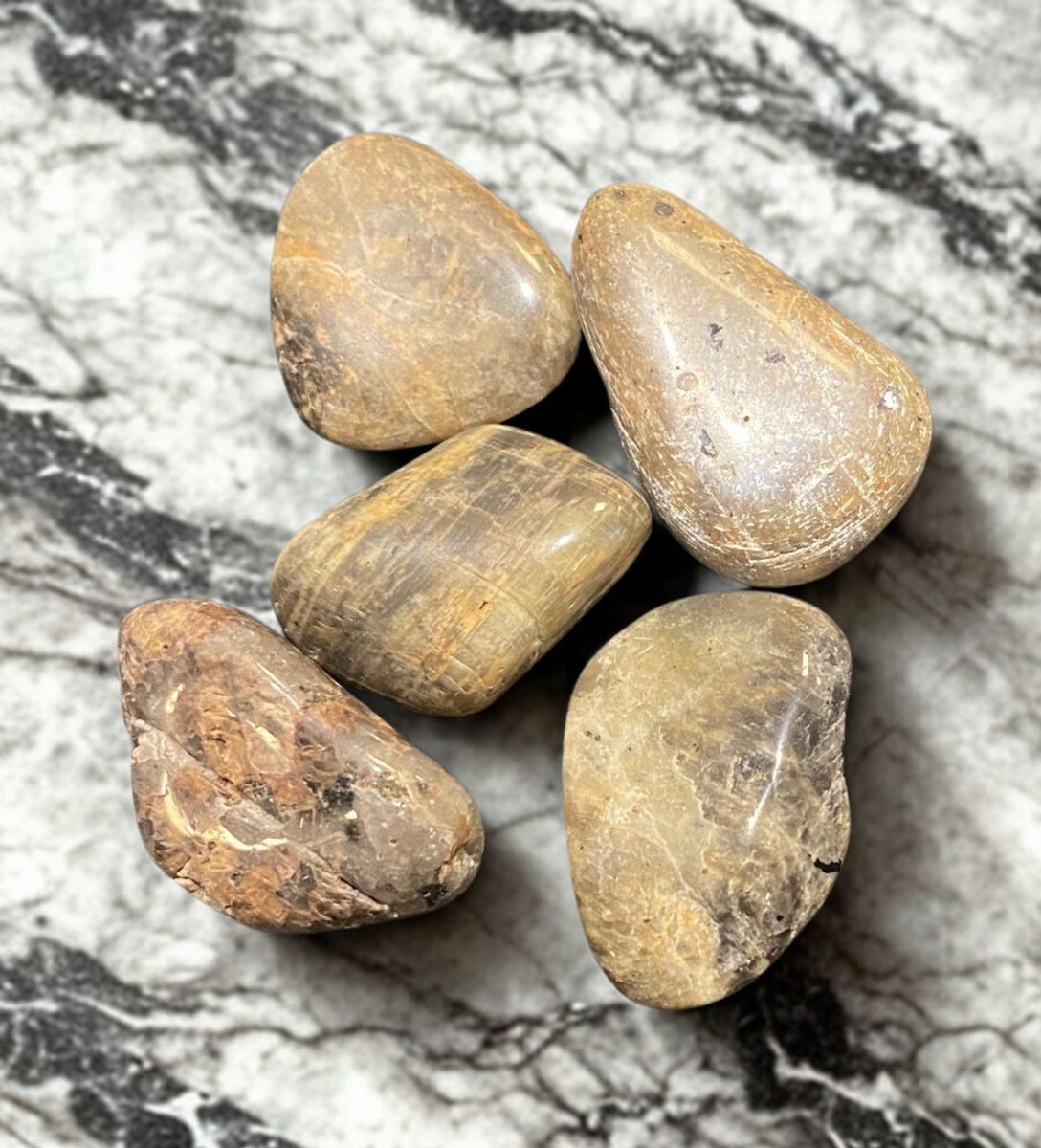 Månestein Svart Liten 3-6gram