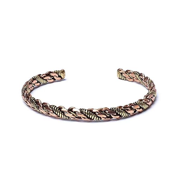 Hovedbilde Triple Twist Armbånd - Bronse ...