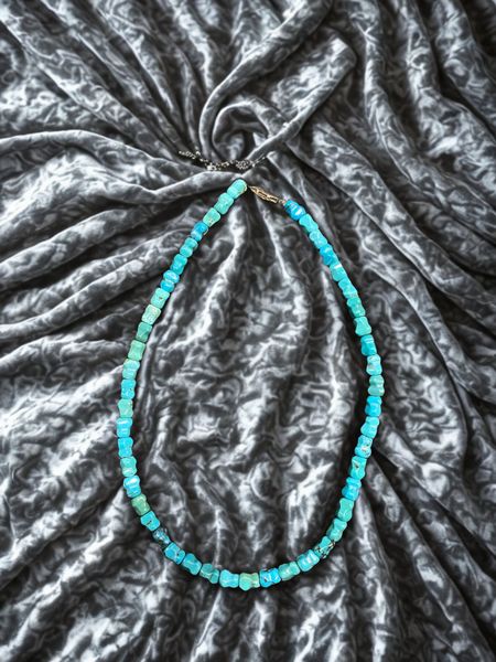 Hovedbilde Turkis Kjede 38cm