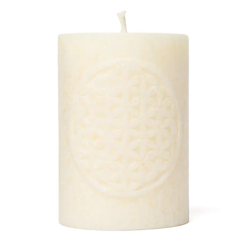 Stearinlys Flower of Life