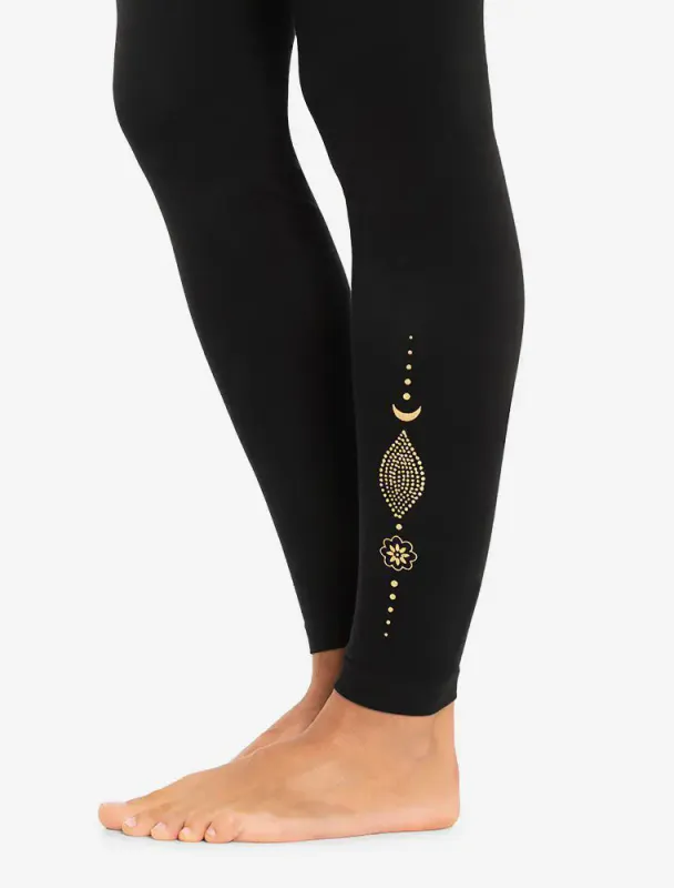 Yoga Leggings Maui Madhya Sort L