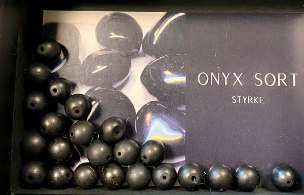 Hovedbilde Armbåndsperle Sort Onyx Matt ...
