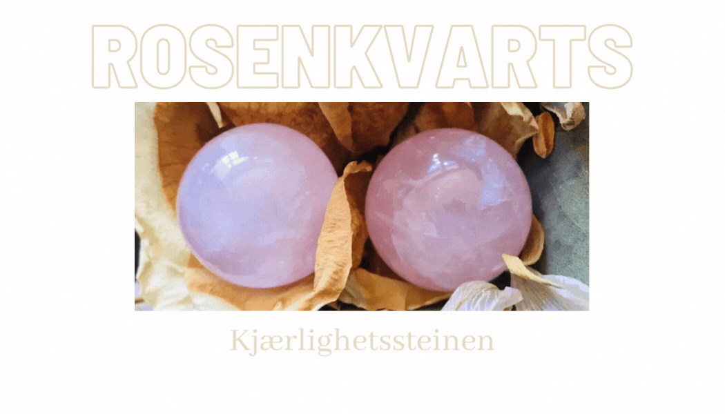 Hovedbilde Rosenkvarts Flamme 235gram - ...