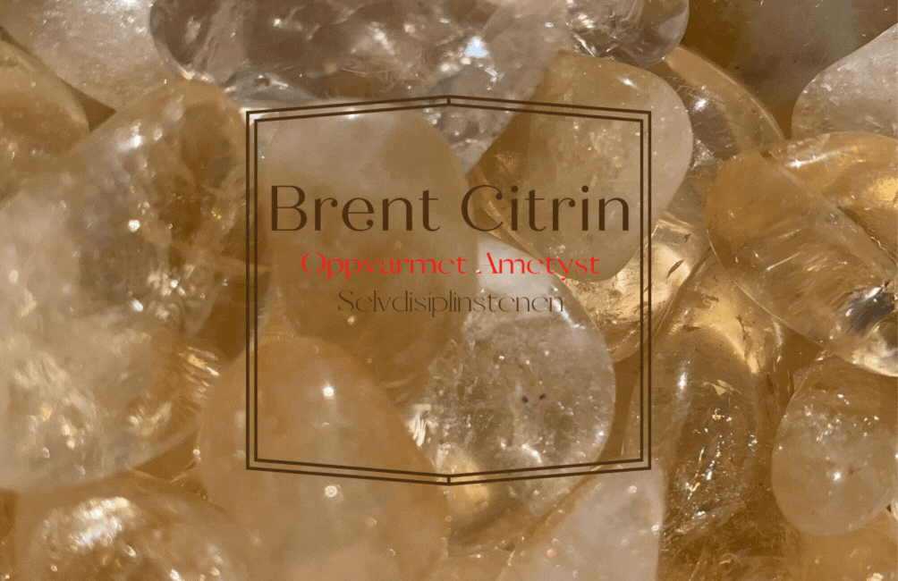 Citrin Brent(oppvarmet Ametyst) Enkellkrystall 155gram