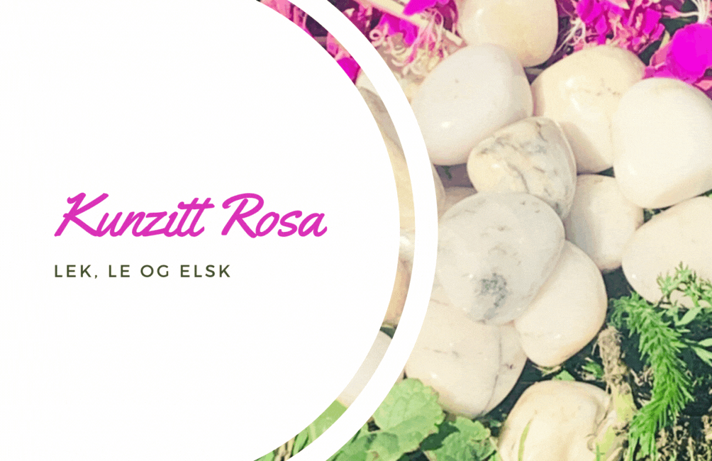 Kunsitt Rosa Chips Armbånd