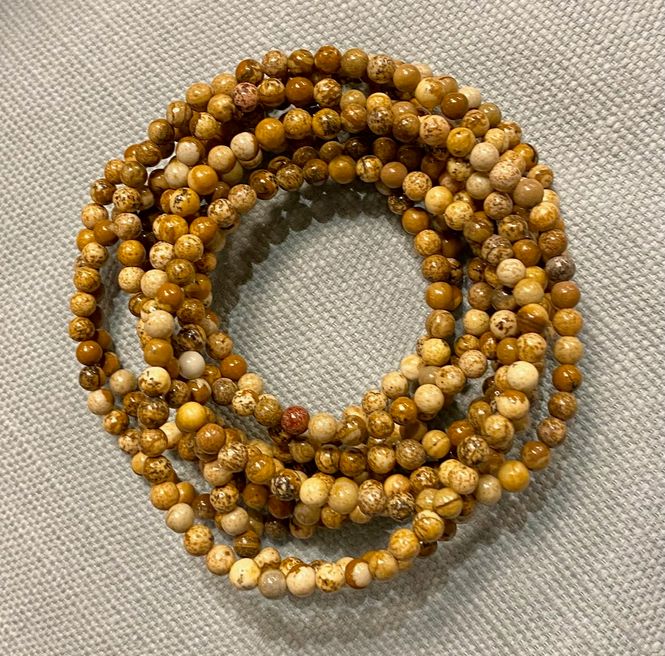 Hovedbilde Armbånd Jaspis Landskap 4mm