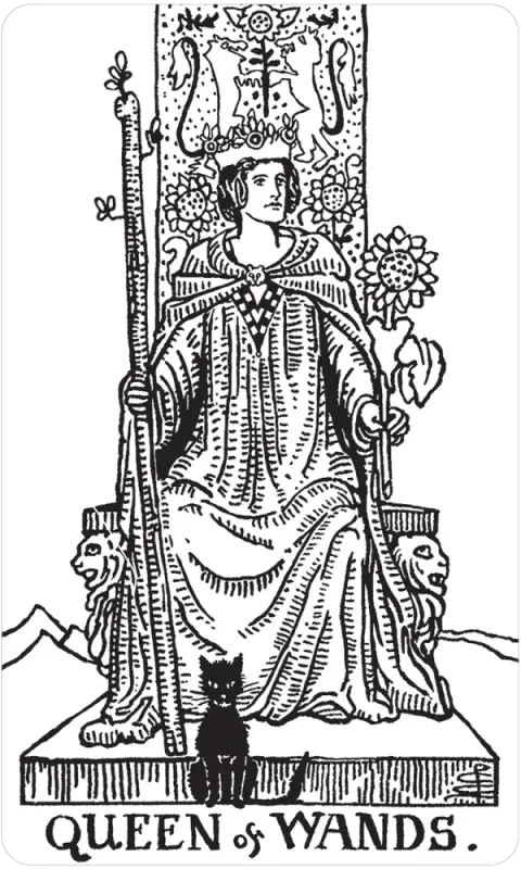 Black & White Rider Waite Tarot Deck