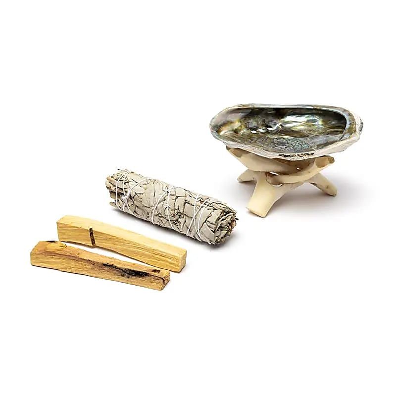Smudgesett Palo Santo, Salvie & Skjell