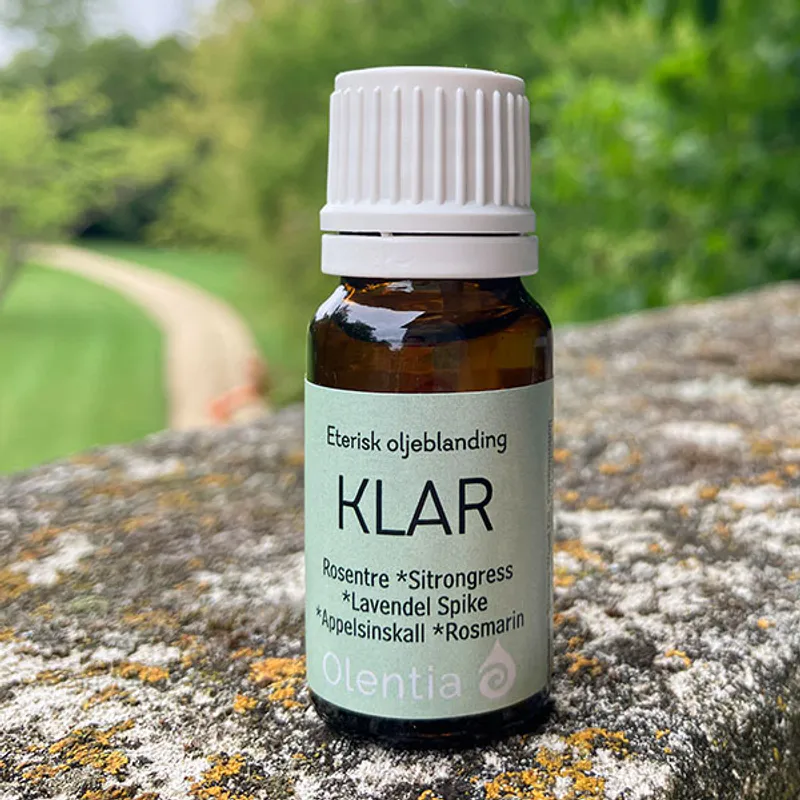 Klar Økologisk 10ml Eterisk Oljeblanding - Olentia Aroma