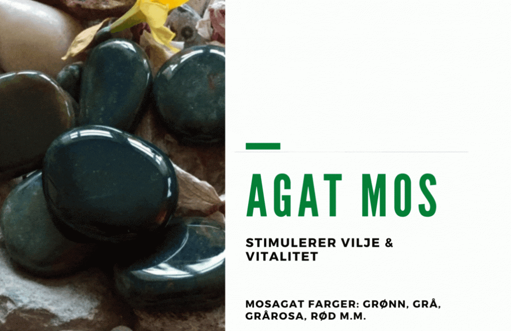 Hovedbilde Armbånd Mos Agat 6mm