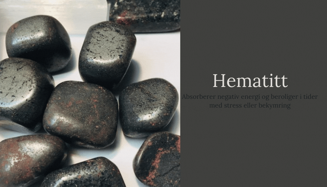 Hematitt Kjede 45cm