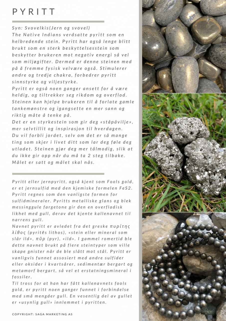 Pyritt på Flaske 3,6cm