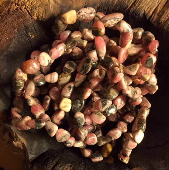 Hovedbilde Rhodocrositt Nuggets Armbånd